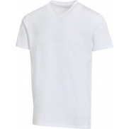 Balfour organiczna koszulka unisex z krótkim rękawem i dekoltem w serek, wykonana z materiału o gramaturze 200 g/m², z certyf, m