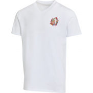 Balfour organiczna koszulka unisex z krótkim rękawem i dekoltem w serek, wykonana z materiału o gramaturze 200 g/m², z certyf, 4