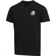 Balfour organiczna koszulka unisex z krótkim rękawem i dekoltem w serek, wykonana z materiału o gramaturze 200 g/m², z certyf, 3