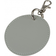 Resi Plus brelok z okrągłą zawieszką z recyklingowanego materiału z certyfikatem GRS , szary