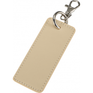 Resi Plus brelok z prostokątną zawieszką z recyklingowanego materiału z certyfikatem GRS, piasek pustyni