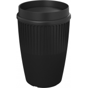 Cirrus POP kubek o pojemności 350 ml z pokrywką 360°, czarny