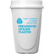 Alto POP kubek o pojemności 350 ml z pokrywką 360°, biały