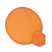 Nylonowe, składane frisbee - pomarańczowy
