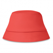 Bawełniany kapelusz 160 gr/m² - czerwony