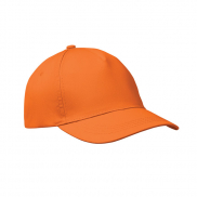 5-panel czapka z daszkiem 160 - pomarańczowy