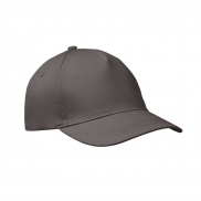 5-panel czapka z daszkiem 160 - kamienny szary