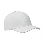 6-PANEL CZAPKA Z DASZKIEM 260 - biały