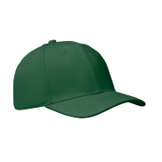 6-panel czapka z daszkiem 260 - ciemnozielony