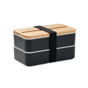 Lunch box z PP z - czarny