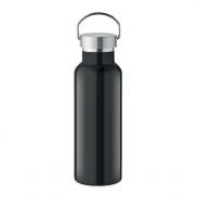 Butelka podwójna ścianka500 ml - czarny