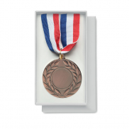 Medal o średnicy 5 cm - brązowy
