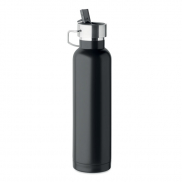 Butelka dwuścienna 660 ml - czarny