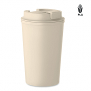 Kubek dwuścienny 350ml - beżowy