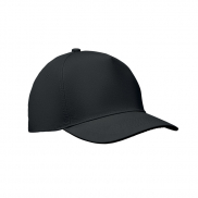 5-panel czapka z daszkiem 180gr - czarny