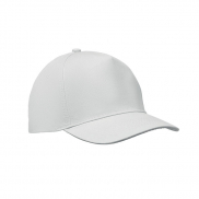 5-panel czapka z daszkiem 180gr - biały