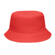 Czapka bucket poliester 150 gr - czerwony