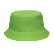 Czapka bucket poliester 150 gr - limonka