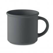 Matowy kubek ceramiczny 300 ml - kamienny szary