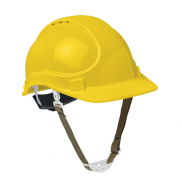 Kask ochronny z ABS - żółty