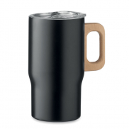Kubek z podwójną ścianką 350 ml - czarny