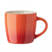 Kubek ceramiczny 300ml - pomarańczowy