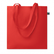 Torba na zakupy Fairtrade 180gr - czerwony
