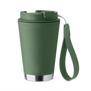 Kubek z podwójną ścianką 300 ml - ciemnozielony