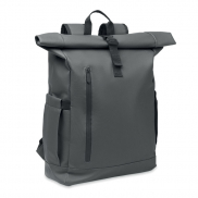 Plecak na laptopa Rolltop 600D - kamienny szary
