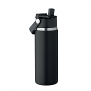 Butelka dwuścienna 500 ml - czarny