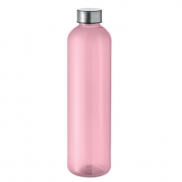 Butelka RPET 1000 ml - przezroczysty różowy