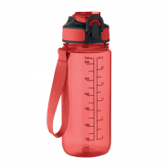 Butelka sportowa 700 ml - przezroczysty czerwony
