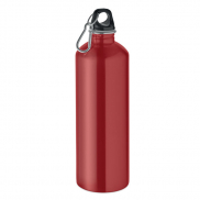Butelka z 1 ścianką 1000 ml - czerwony