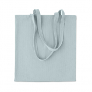 Sztruksowa torba na zakupy - baby blue