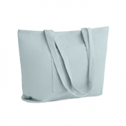 Sztruksowa duża torba - baby blue