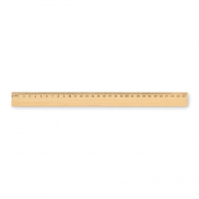 Drewniana linijka 30 cm