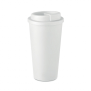 Dwuścienny kubek 450 ml - biały
