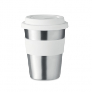 Kubek, stal nierdzewna 350ml - biały
