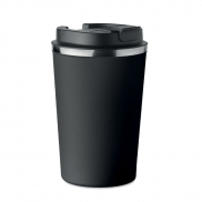 Dwuścienny kubek 350 ml - czarny