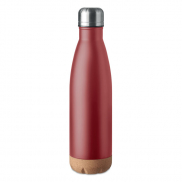 Dwuścienna butelka 500 ml - burgund