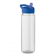 RPET butelka 650ml PP flip lid - niebieski