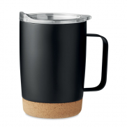 Kubek z podwójną ścianką 300ml - czarny