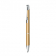 Długopis aluminiowy, recykling - złoty