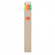 4 odblaskowe ołówki w pudełku