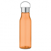 Butelka RPET z zakrętką 600 ml - przezroczysty pomarańczowy