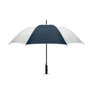 Parasol 27 cali - biały/ciemnoniebieski