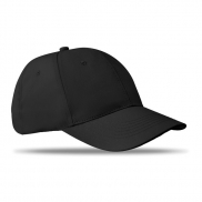6-panel czapka z daszkiem 160 - czarny