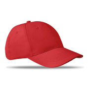 6-panel czapka z daszkiem 160 - czerwony