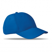 6-panel czapka z daszkiem 160 - niebieski