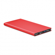 Power bank 8000mAh - czerwony